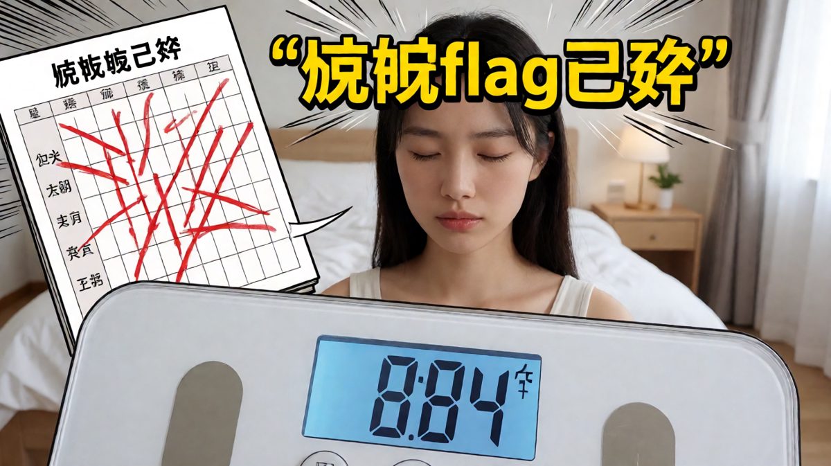 再次站上体重秤，发现一切归零反而倒退了