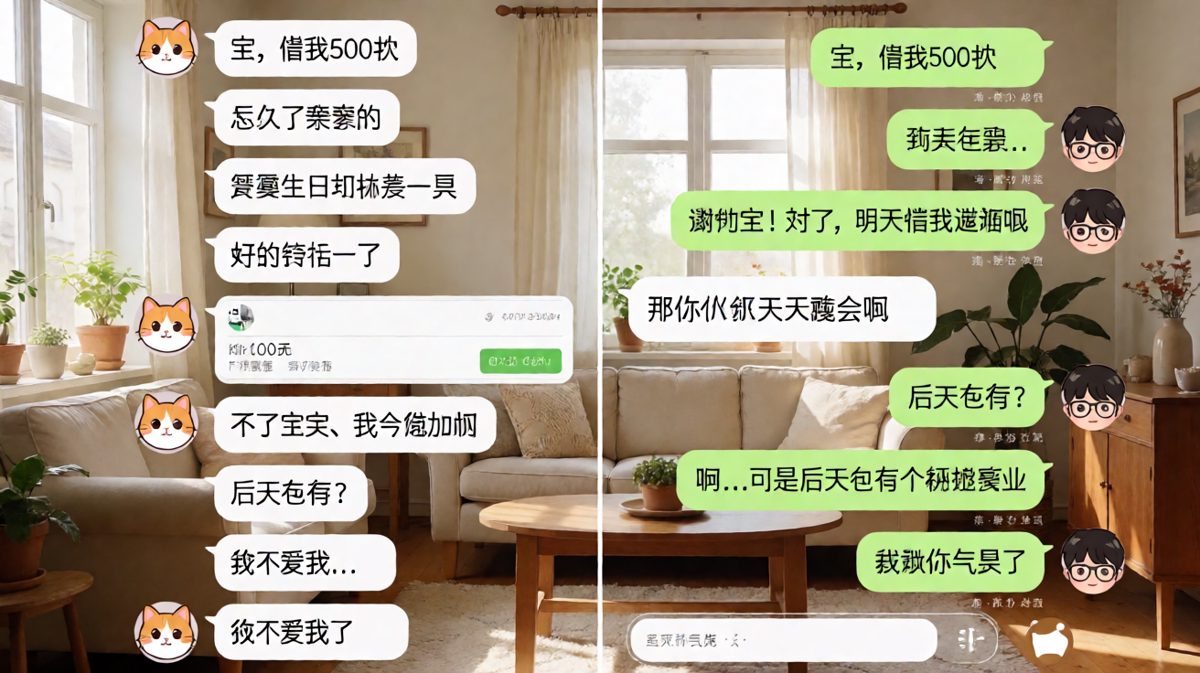 借钱套路反杀：女生精心设计的连环局让男生无言以对