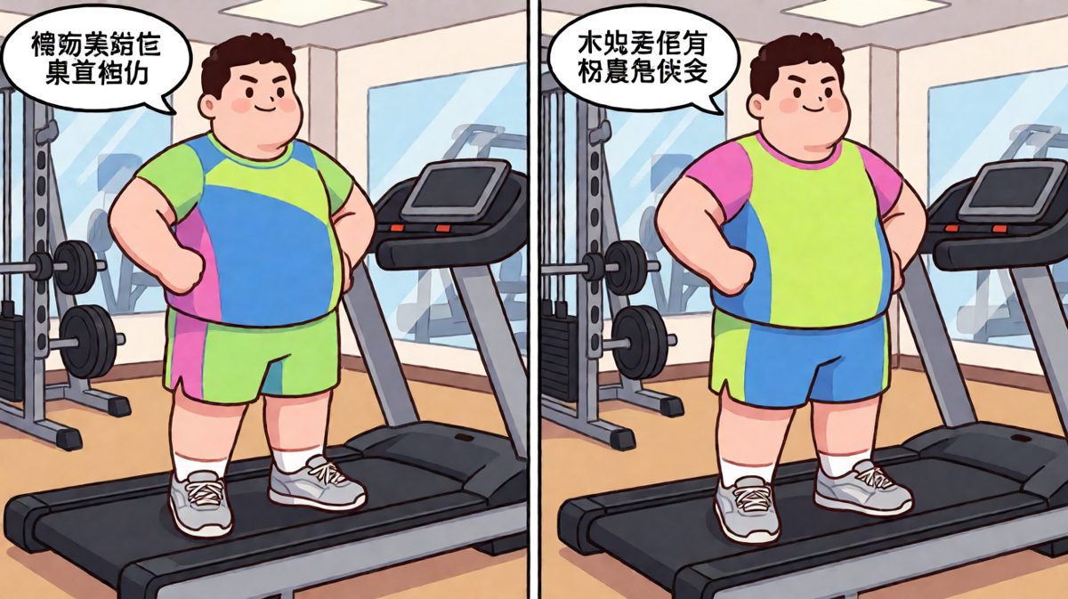 第1格：信心满满的减肥第一天