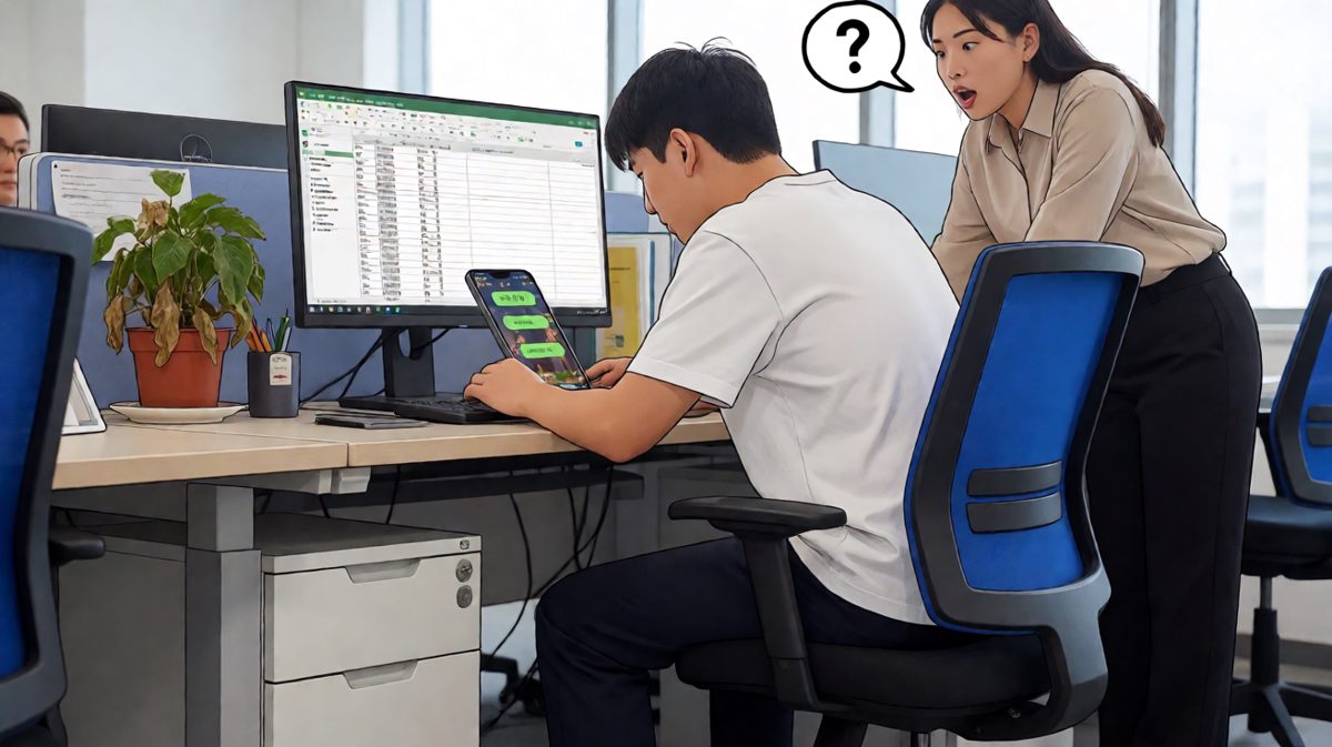 你以为我在做表，其实我在峡谷杀敌——论职场顶级摸鱼的自我修养