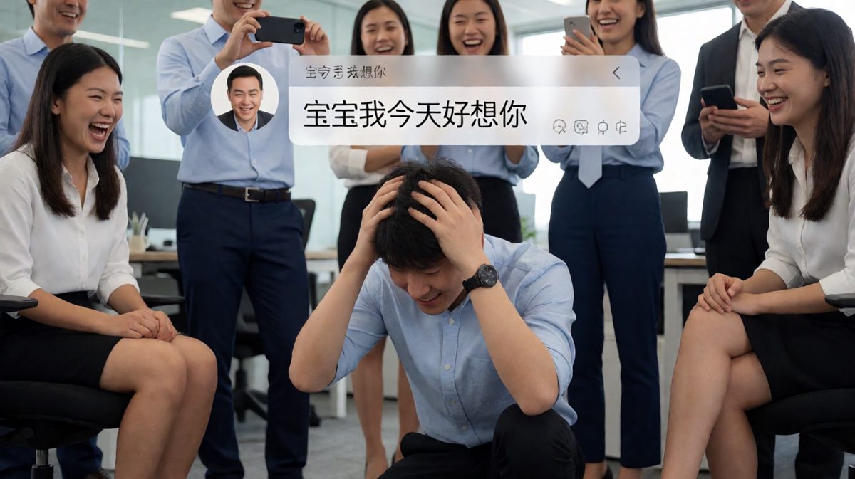 社死最高境界：你以为在私聊，其实全员在围观