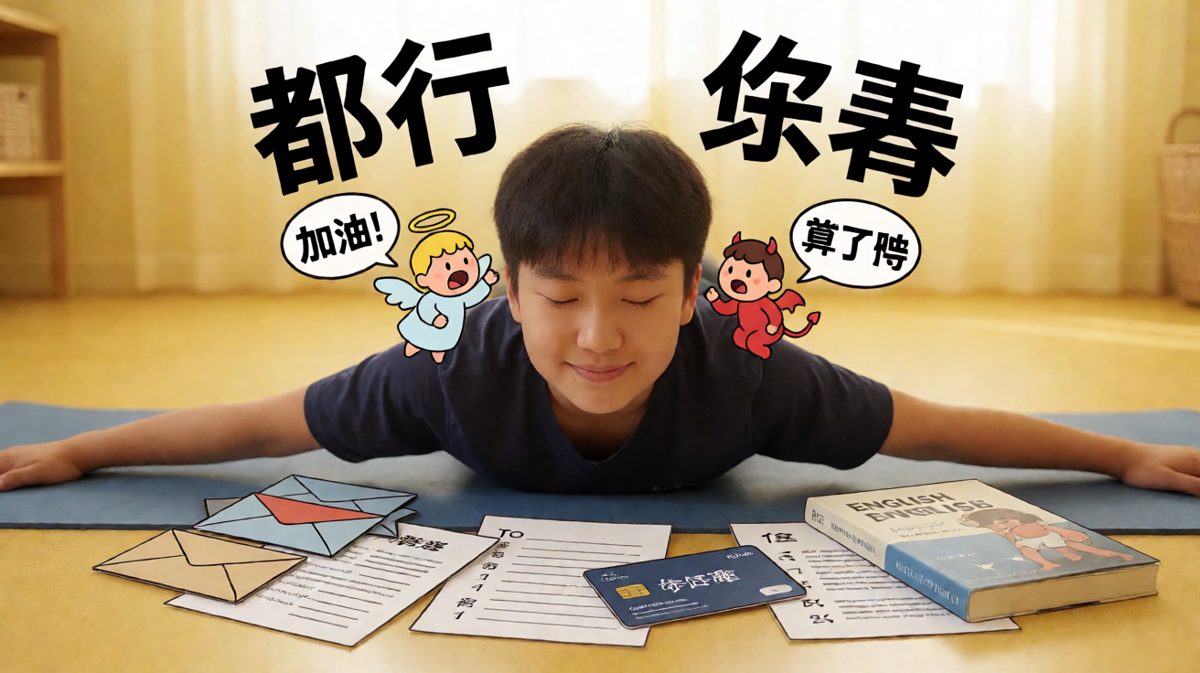 不是我不努力，是这个世界让我先躺为敬