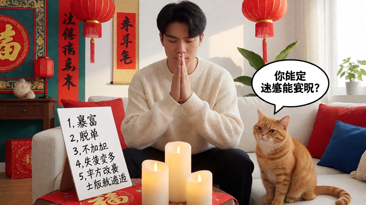 当代年轻人的许愿池：愿望很丰满，现实很骨感，但明年还要继续许愿
