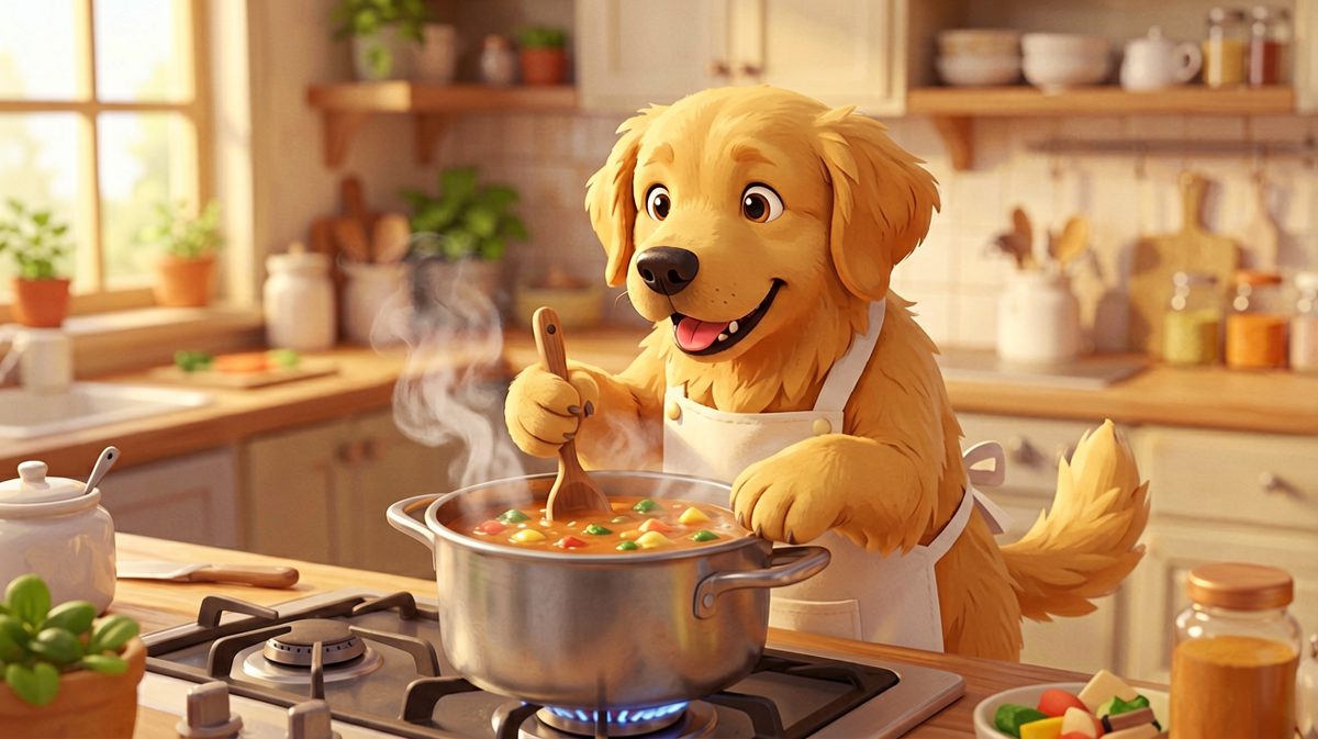 汪：今天给你做专属红烧肉！