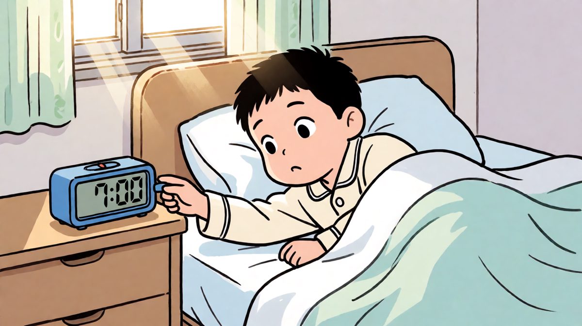 闹钟响了，按掉继续睡！
