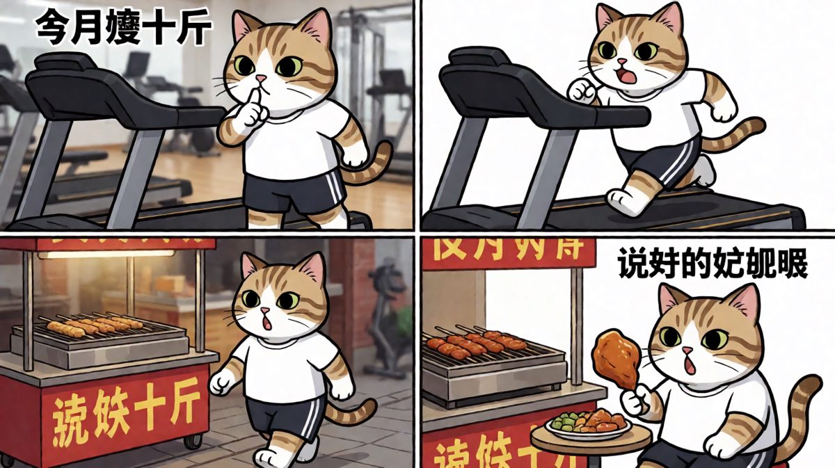 减肥路上的最大绊脚石：路边的烧烤摊