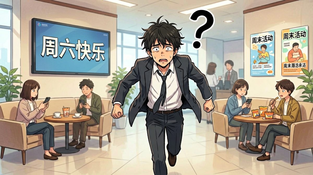 冲到公司才发现——今天居然是周六。