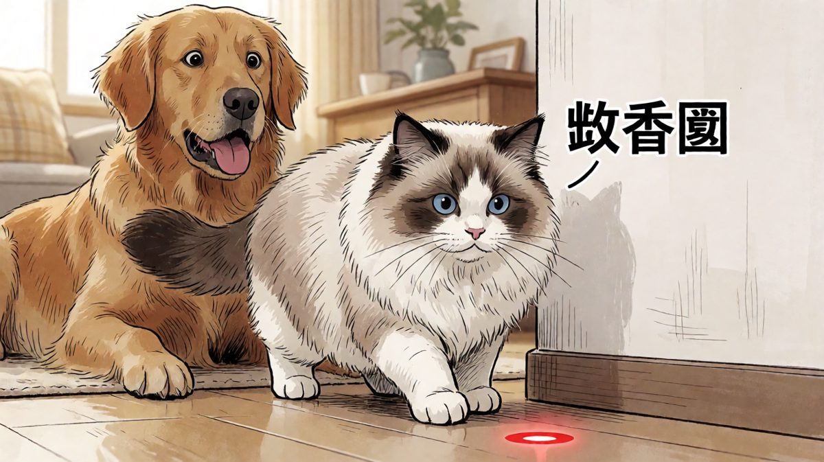 猫：这波不怪我，是地球先动的。
