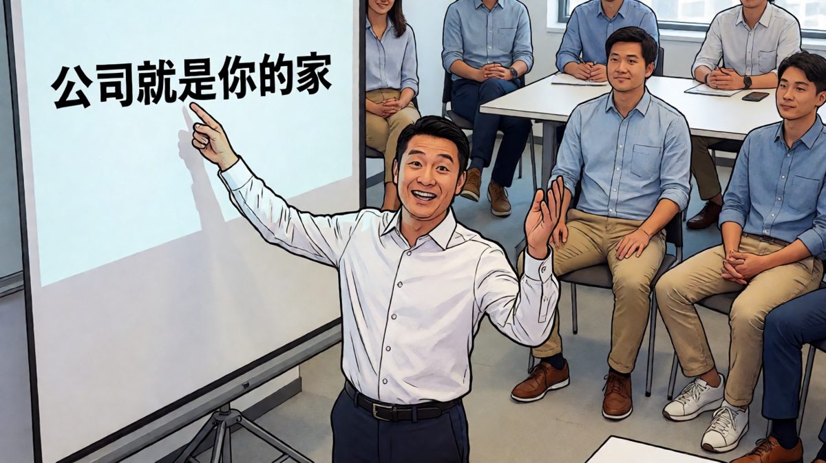 老板：公司就是你的家！员工：那我能躺床上吗？老板：在家也要干活！