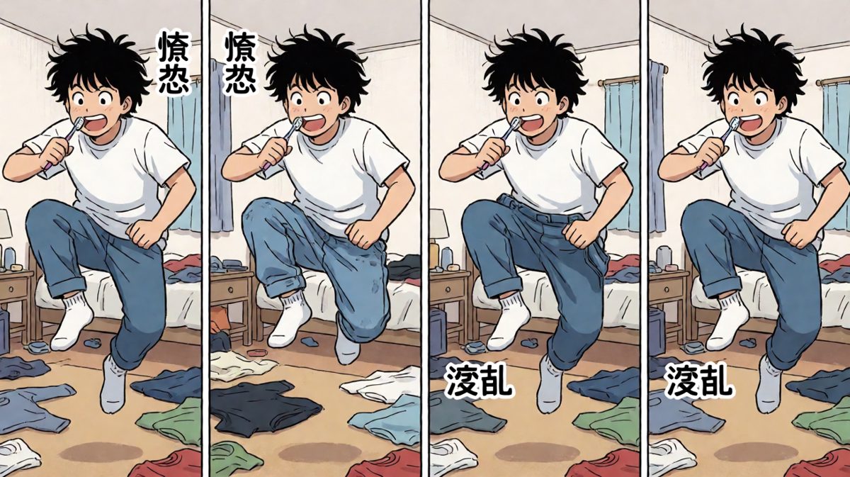 8:30！要迟到了！！！