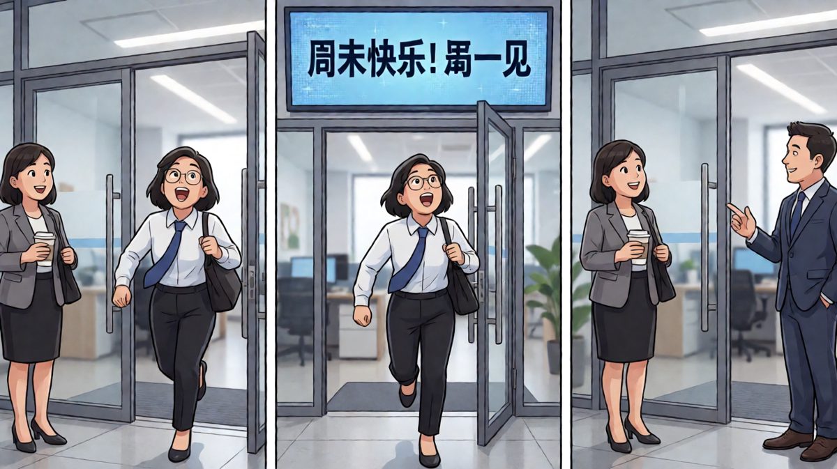 冲到公司才发现——今天周六