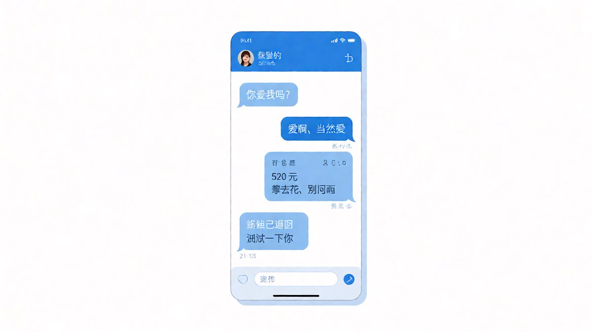 深情告白后转账又退回，这波操作让人哭笑不得