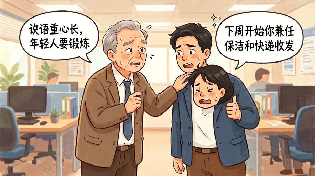 老板说锻炼，实际上是加活不加薪