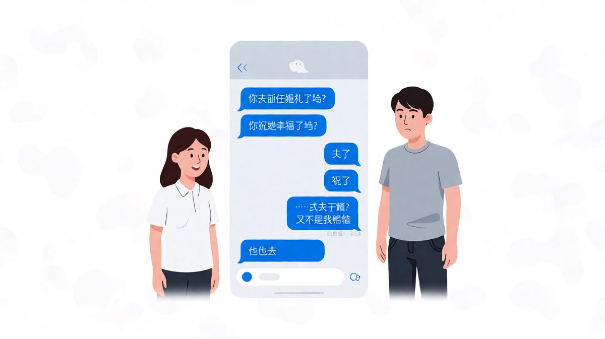 女生反问「你也去」，男生瞬间懵圈：我又没结婚我去干嘛？