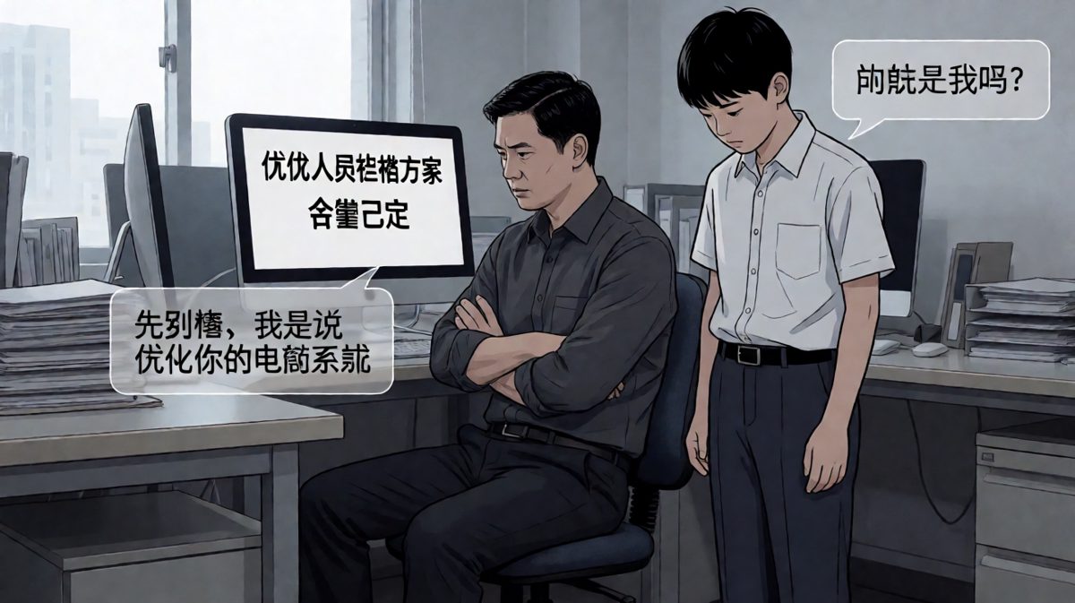 老板：最近我要'优化人员结构'——结果优化的对象是员工的Excel表格。