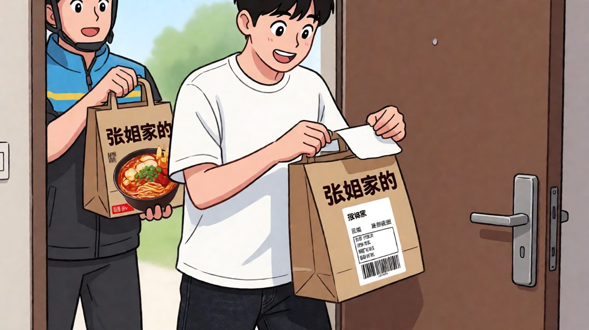 送到嘴边的，居然是别人的饭