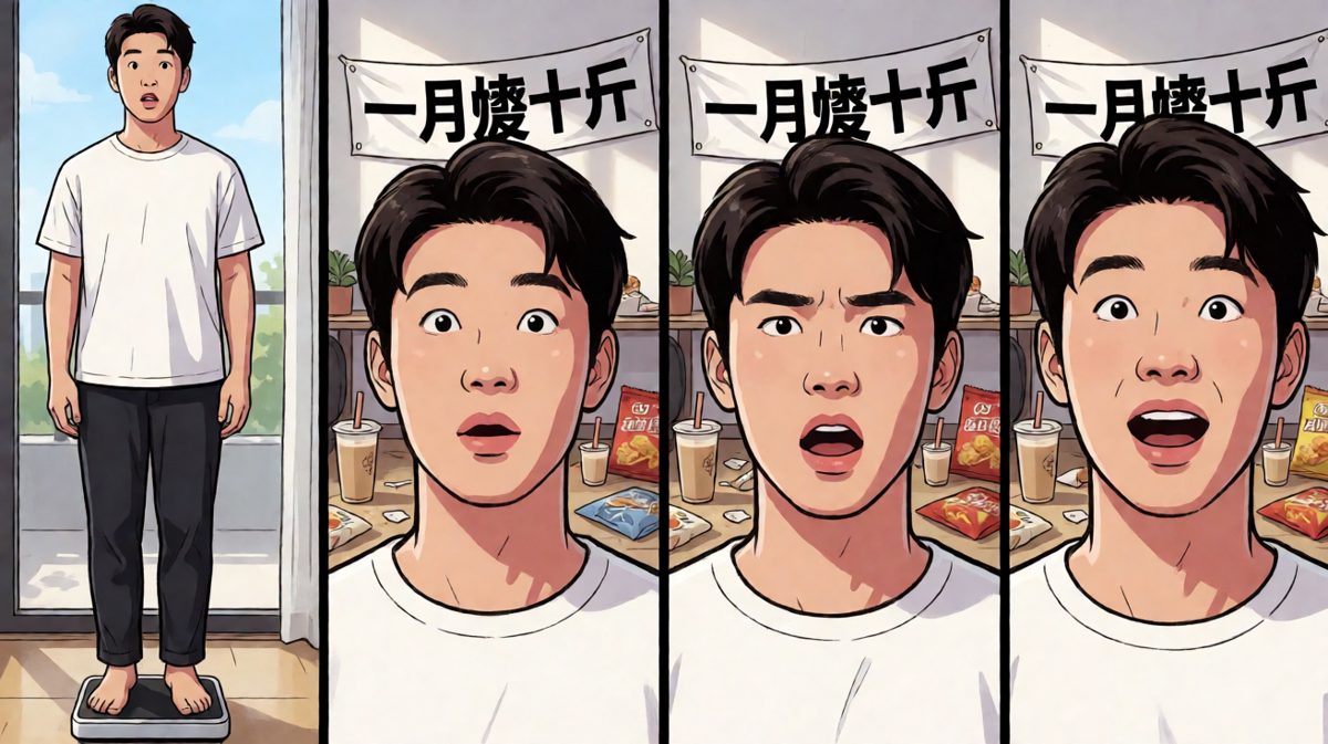 第二天上秤，崩溃大哭