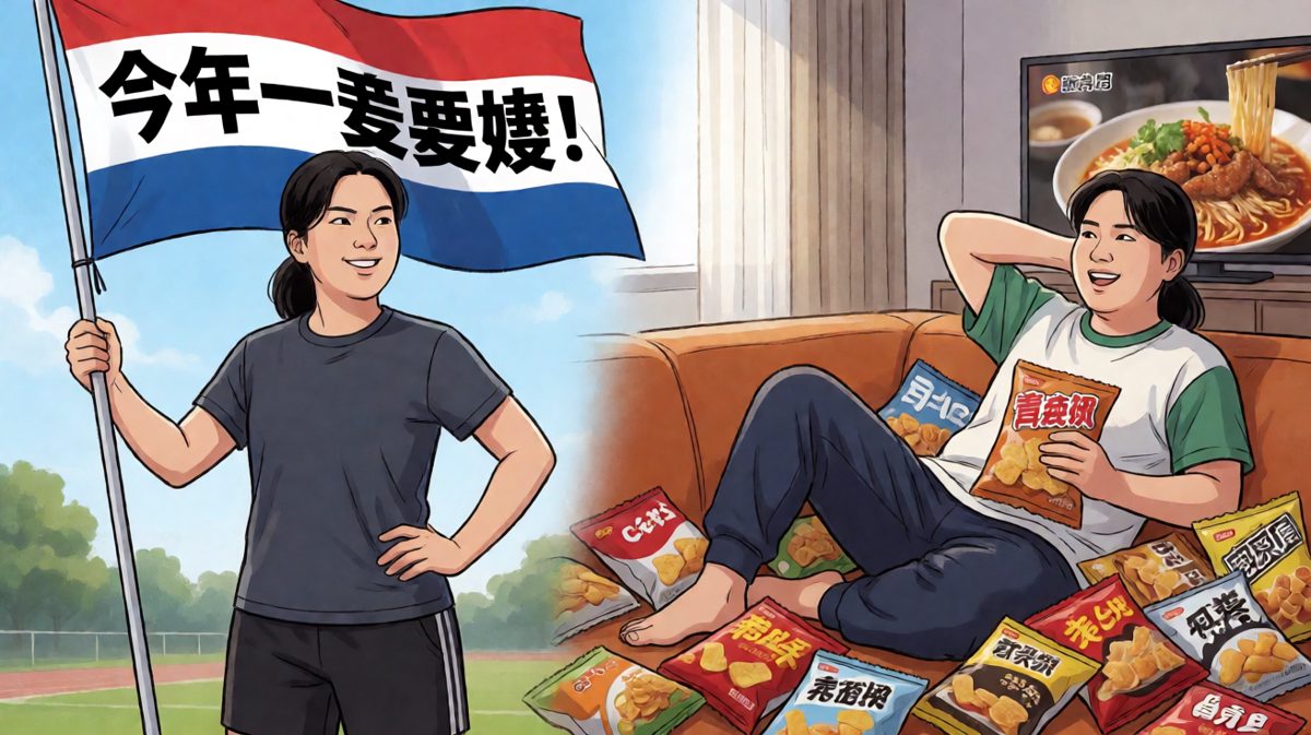 减肥Flag：刚立起来就倒了