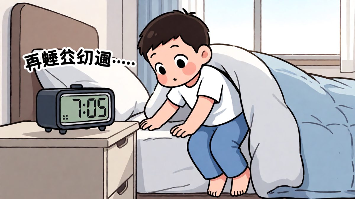 起床第一步：被被子绑架