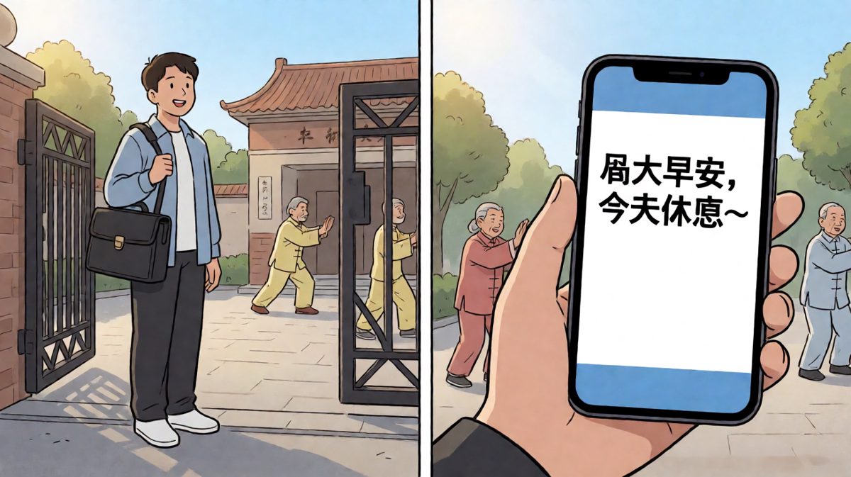 社畜元气满满准备出门上班，却得知今天是周末——石化当场。