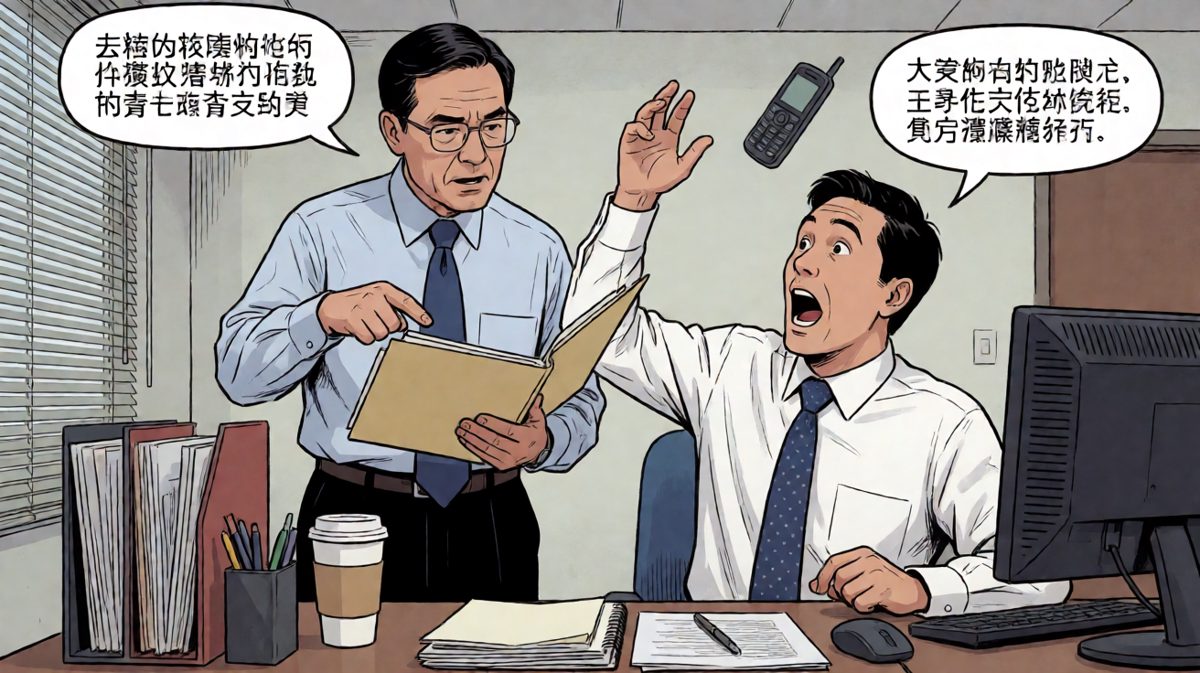 老板突然查岗，主角心态瞬间崩了。