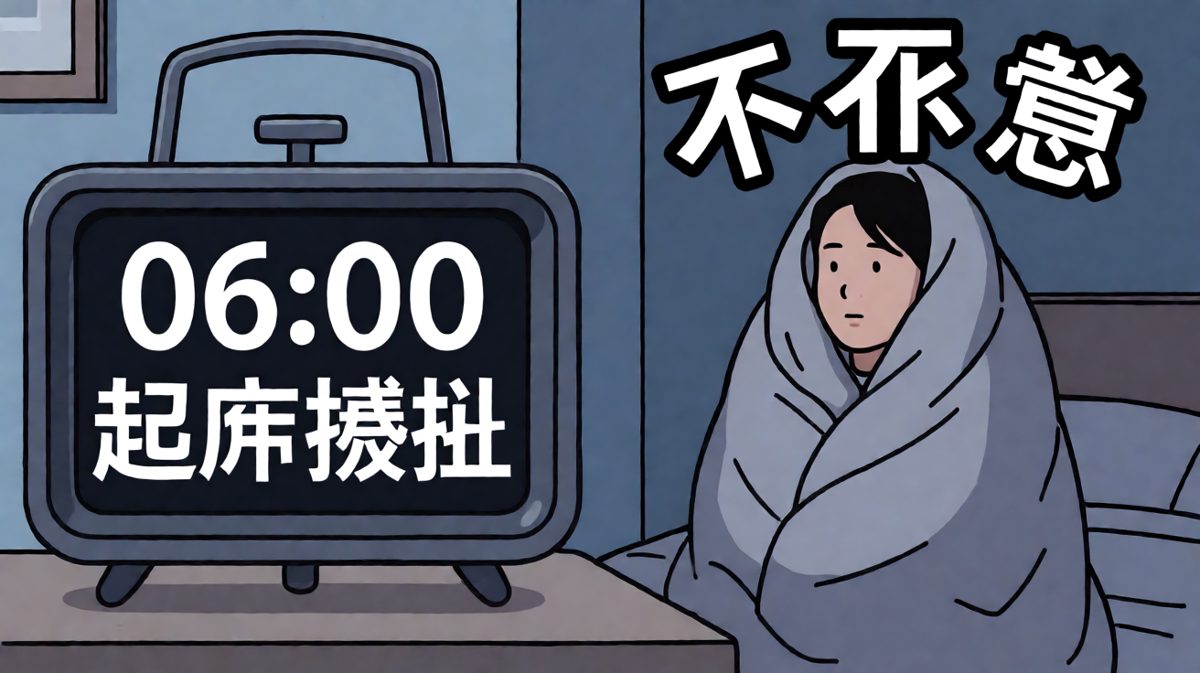周一早晨的生死抉择：被窝还是工位？