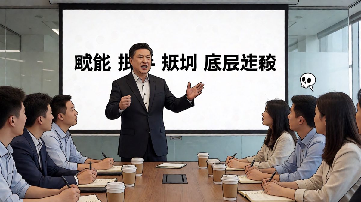 听完领导这番话，我的灵魂已经走了三圈了。