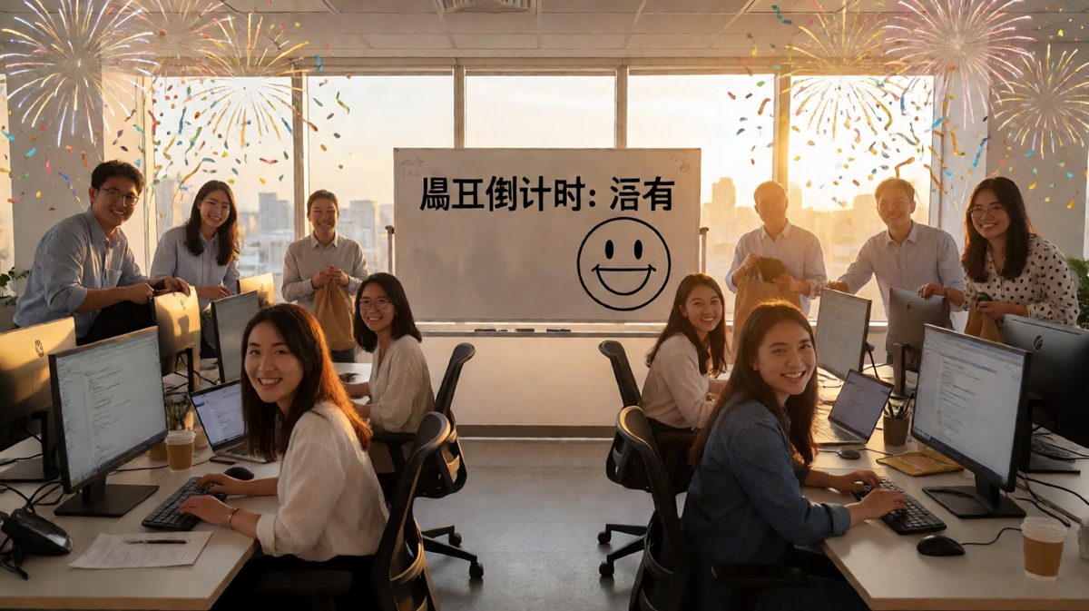 周五下午四点，是整个办公室的精神支柱。