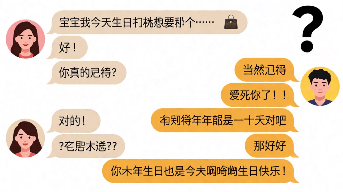 年年都在同一天过生日，直男逻辑无懈可击