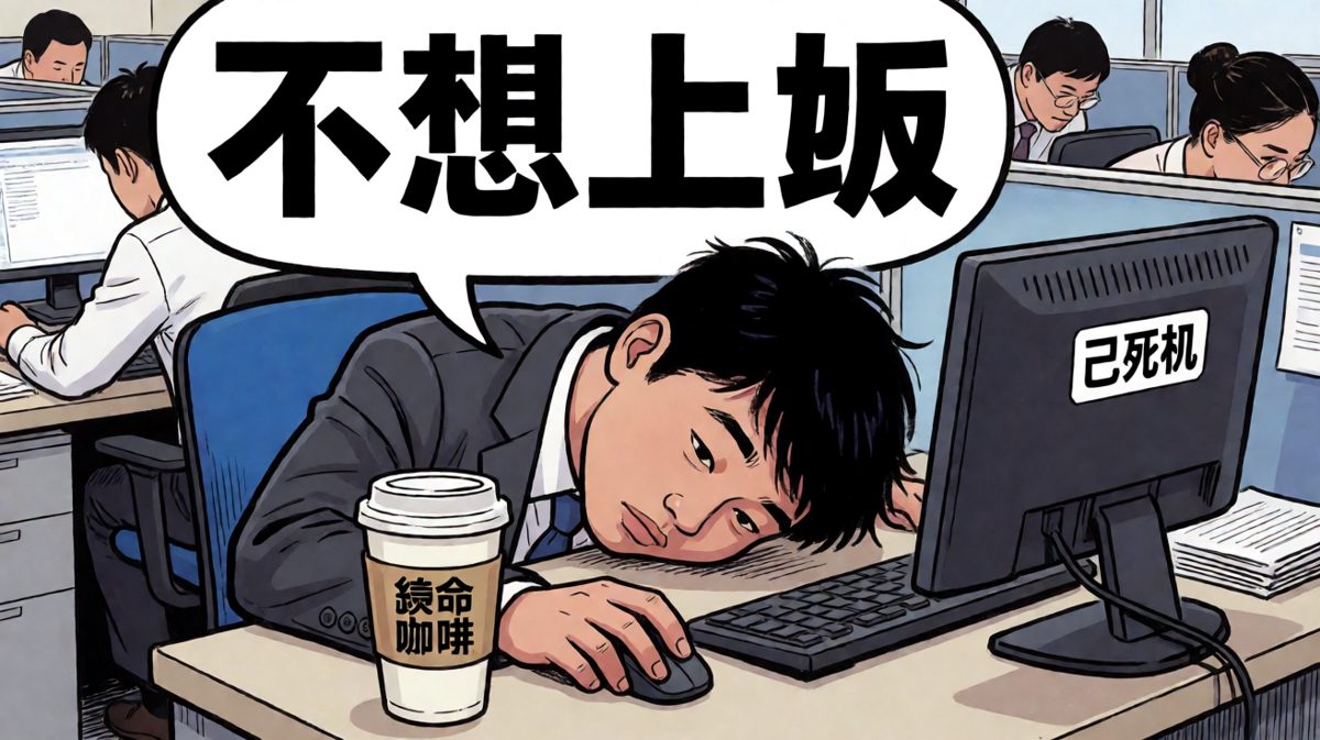 周一早上的我：灵魂已离线，肉体在打卡