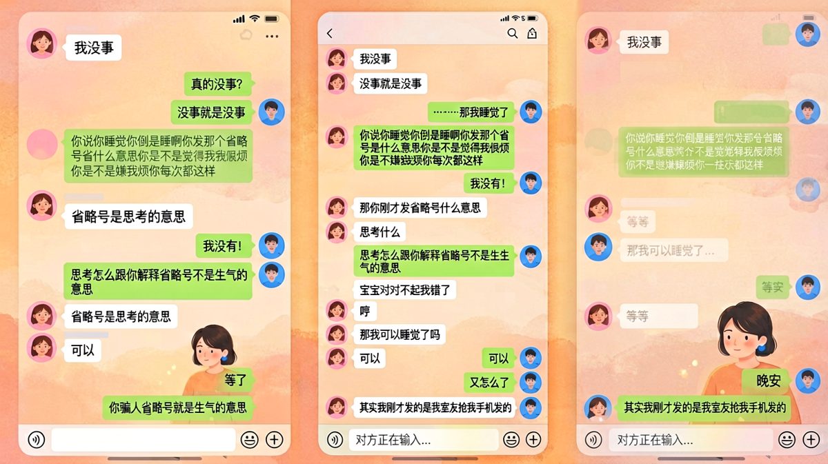 「我没事」背后的隐藏剧情，结尾反转让人哭笑不得
