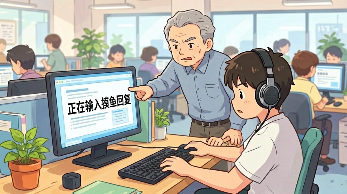 老板：你最近工作态度很有问题。员工：老板，我的问题是我工作态度太好了，好到让您担心了。