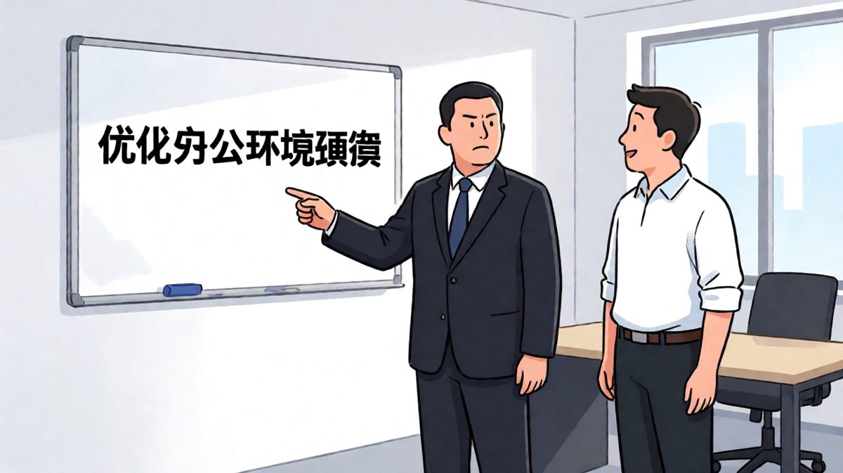 员工听到'优化'以为是裁员，结果老板说的是优化装修预算，一颗心终于放回肚子里。