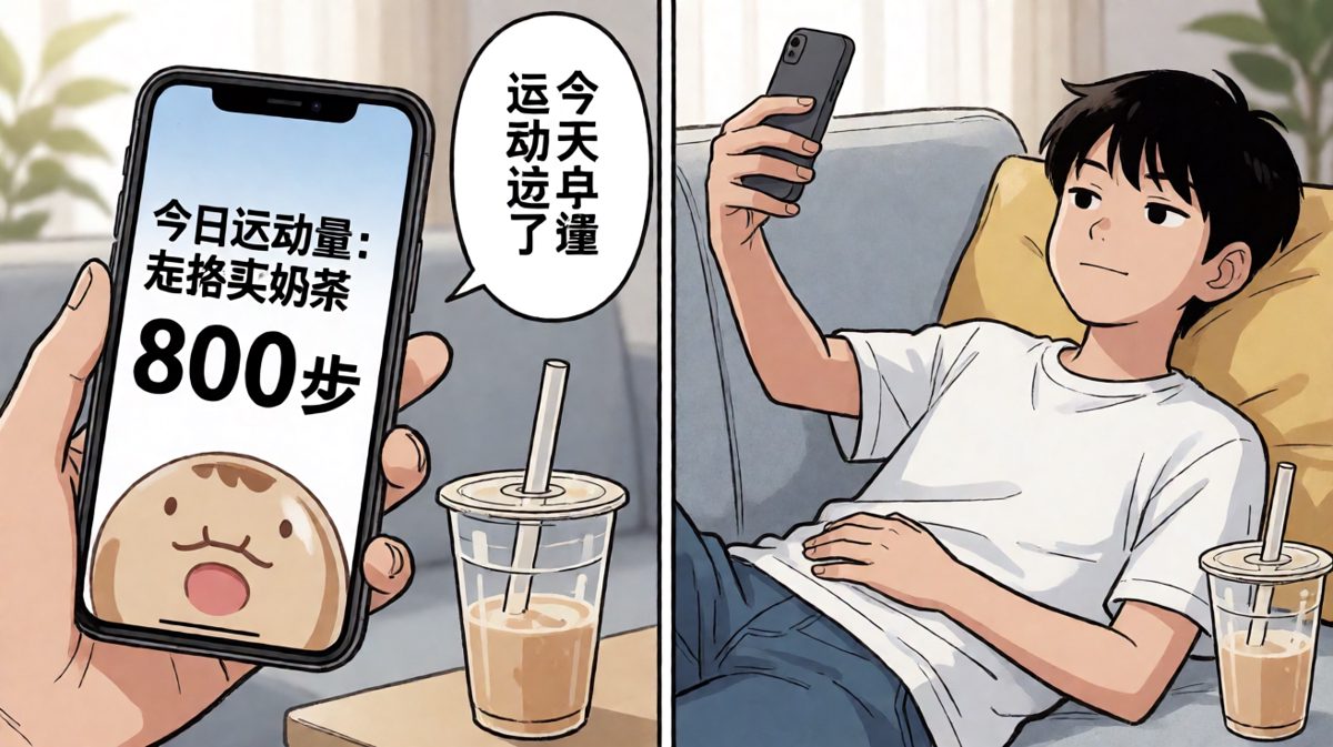 喝完自拍：今天也运动过了