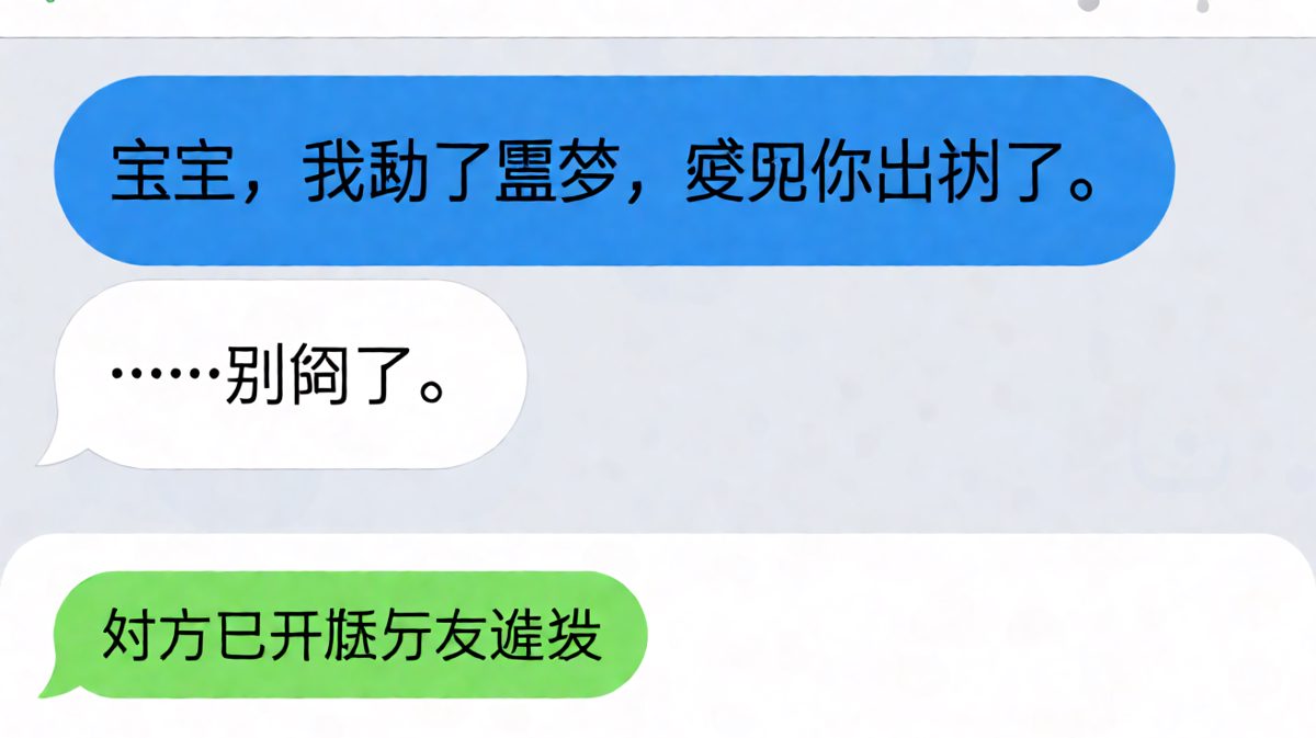 「我梦见你出轨了」——醒来发现是自己先拉黑了对方，还梦到了出轨