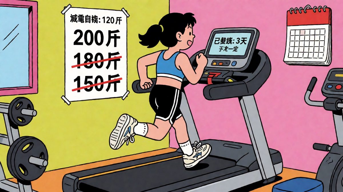 健身flag倒了九十九次，但第一百次还要立。
