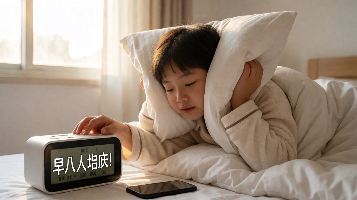 闹钟：响！我：按掉！
