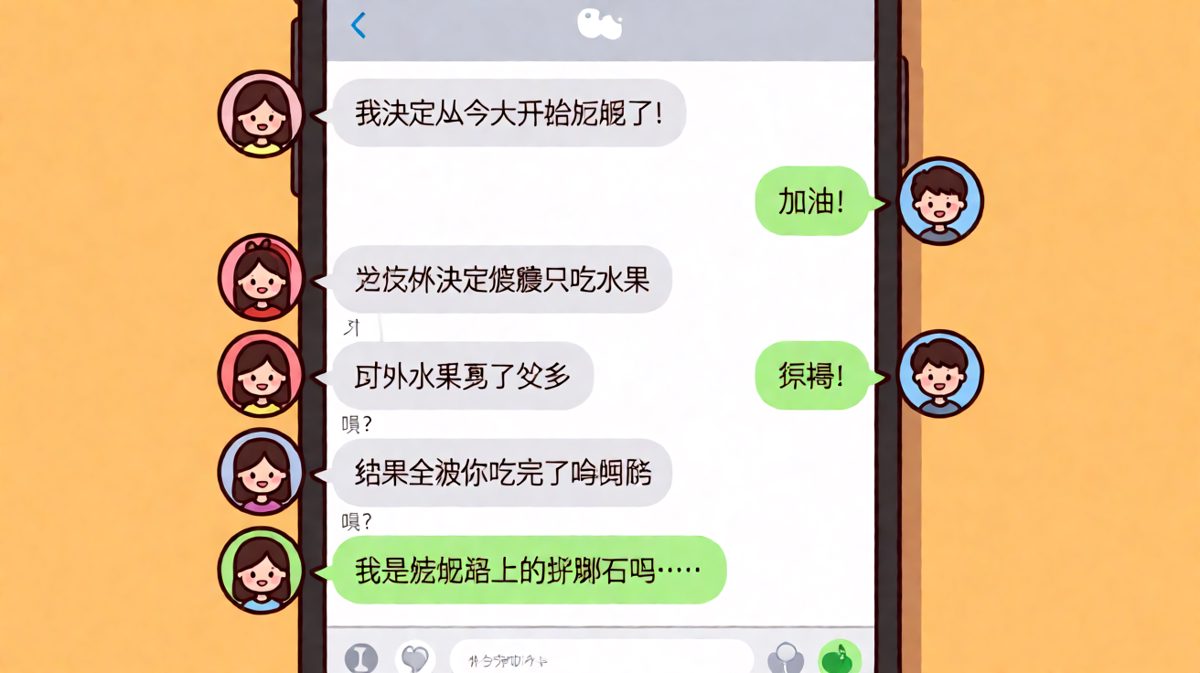 减肥从晚餐只吃水果开始，结果水果被男友一顿炫完