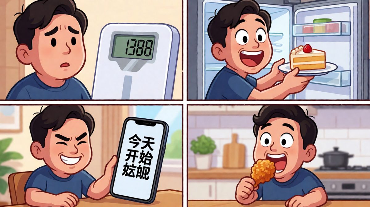 减肥这件事我每天都在认真放弃