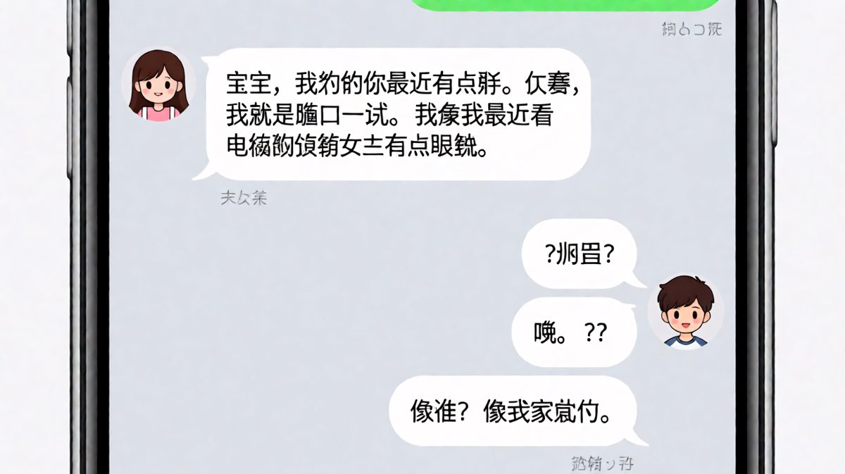 男生随口吐槽女朋友胖，结果被一句话反向暴击