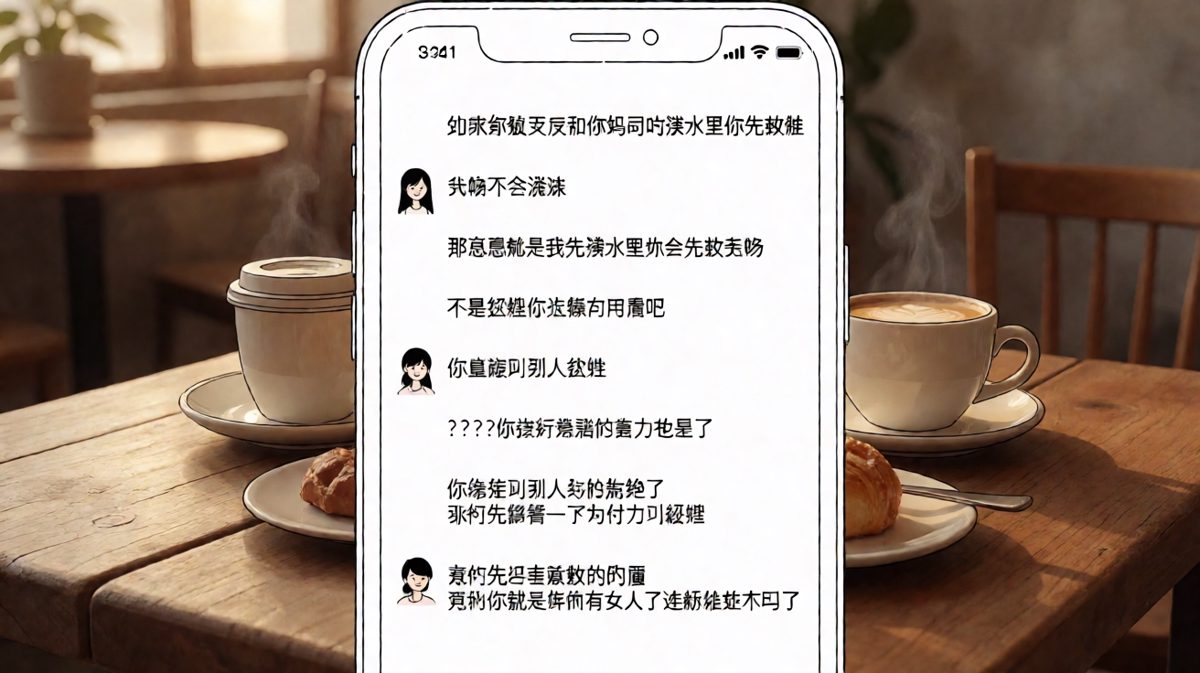 送命题秒变出轨指控，男生的逻辑全程被碾压