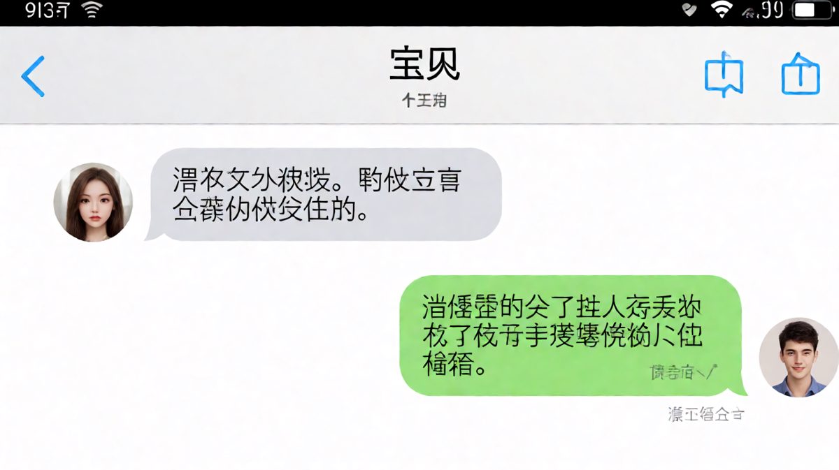 男生突然发"亲一下"，女生满心期待，结果男生接着说"亲一下我的钱包"。