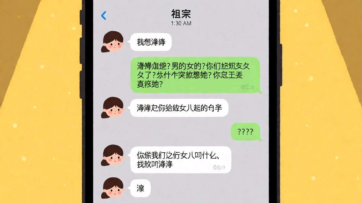 深夜男生说想静静，女生的第一反应是以为有了小三