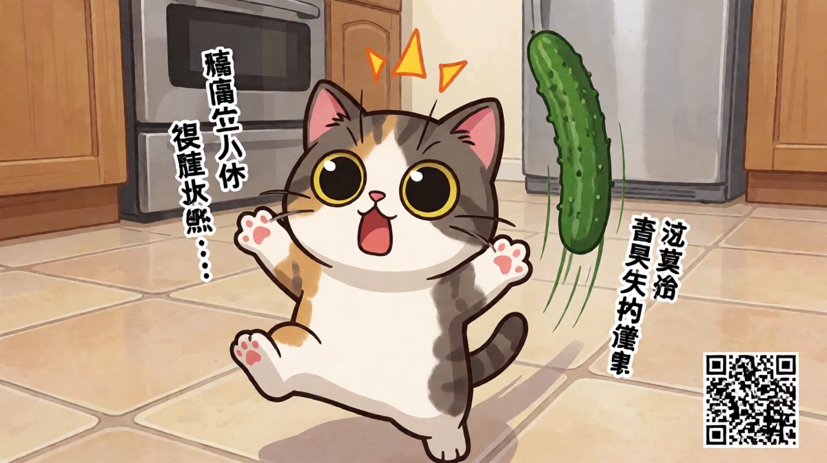 猫咪：谁在我的身后放了绿色的炸弹！