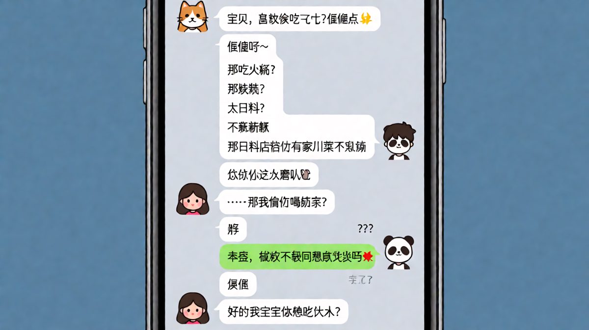 随便二字，堪称情侣聊天最大杀手