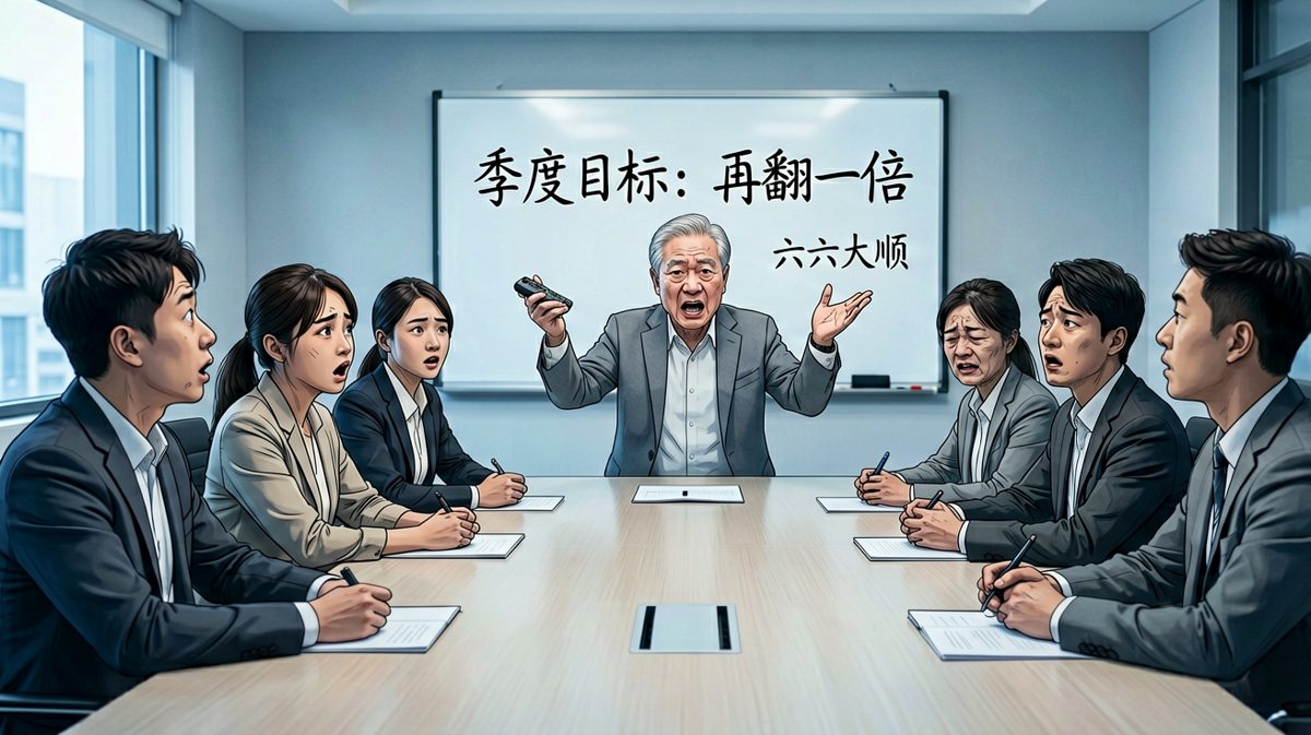 老板激情澎湃：'只要大家共同努力，明年人人都有车有房！' 员工小声嘀咕：'……是公司的车，和公司的房。'