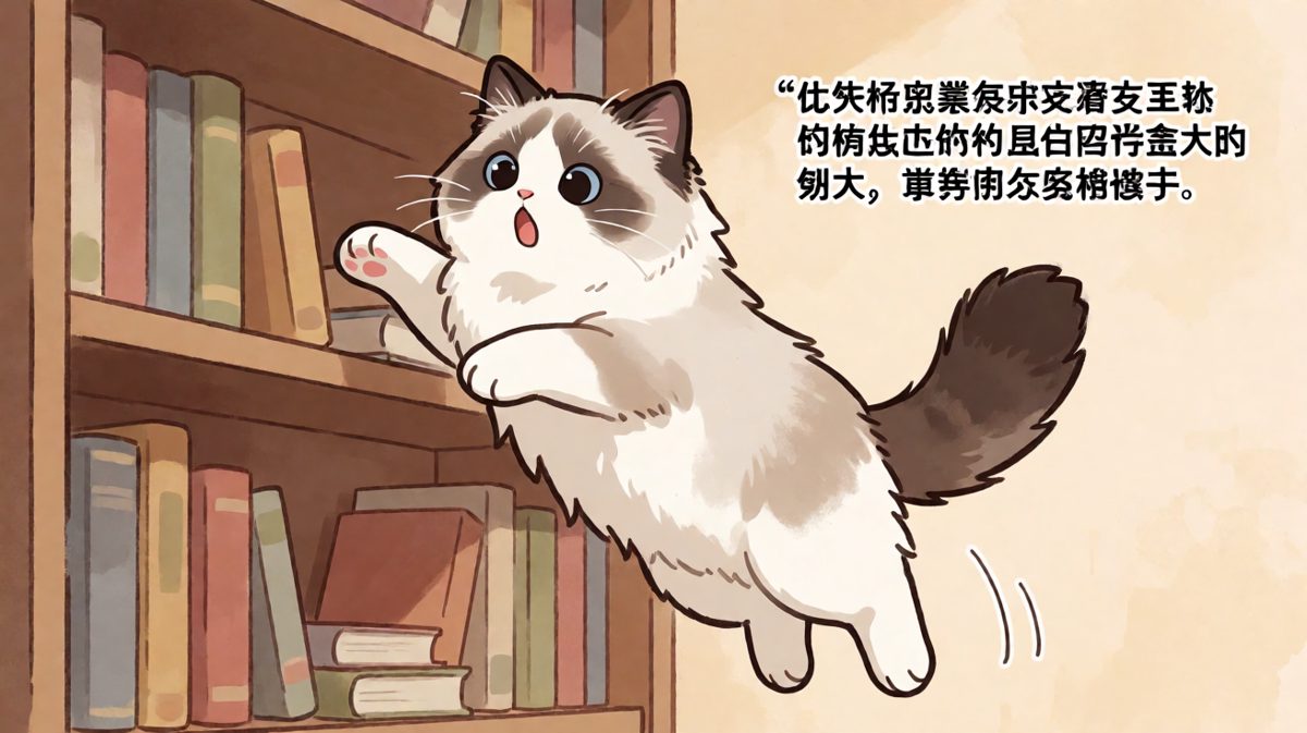 自信满满地起跳，结果在空中上演表情包。