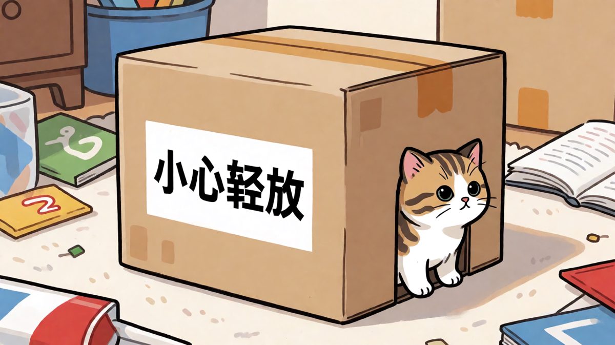 猫咪：这盒子绝对是我的专属宝座！