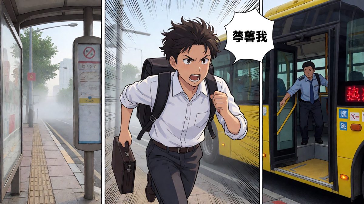 飞奔赶车，生死时速
