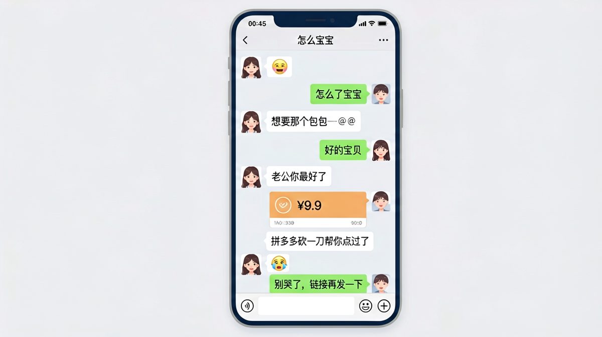 以为要送包，结果是帮我砍一刀